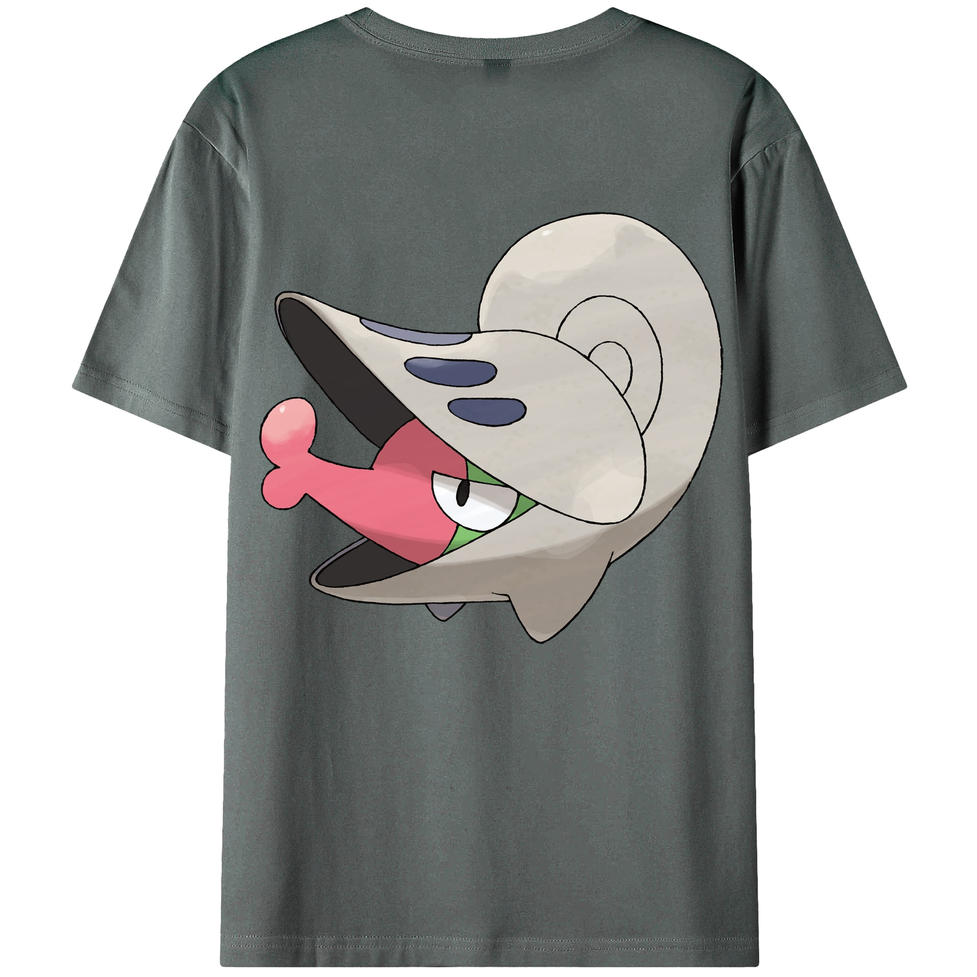 （画像用） ポケットモンスター Pokémon 綿100％ メンズ半袖Tシャツ（バックプリント） 通気性